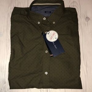 Zara Dark Green Dress Shirt